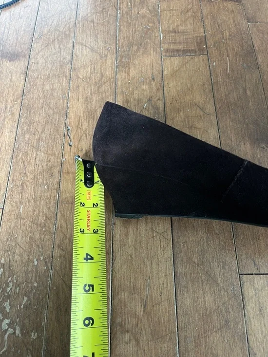 ANTONIO MELANI Black Suede Buckle Pump - Picture 7 of 7